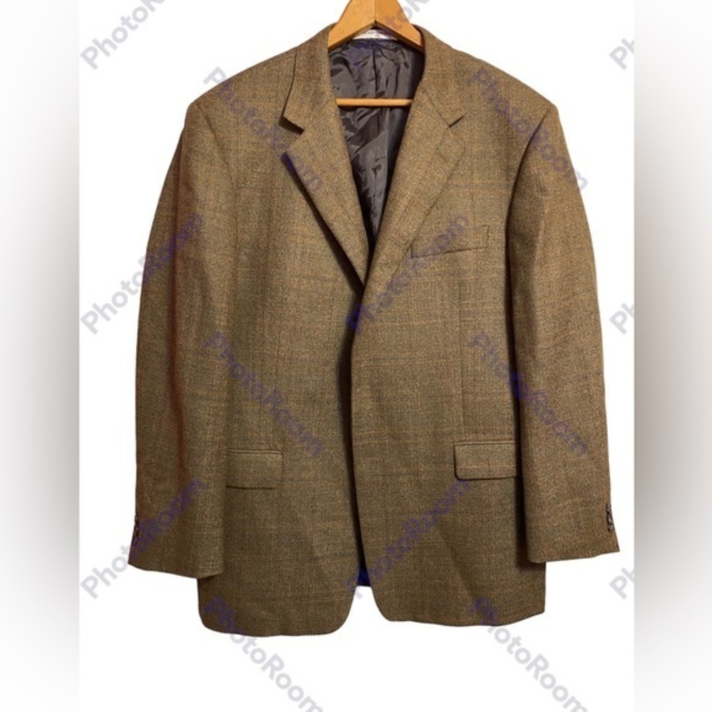 Hickey Freeman Mens‎ Wool/Cashmere Blend Suit Jacket 44R